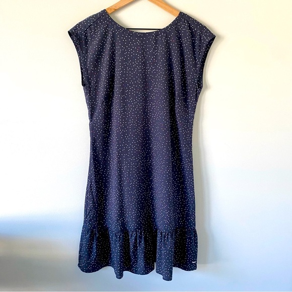 Tommy Hilfiger Dresses & Skirts - Tommy Hilfiger Red, White, And Blue Navy Dress Zipper Size Small Patriotic Midi